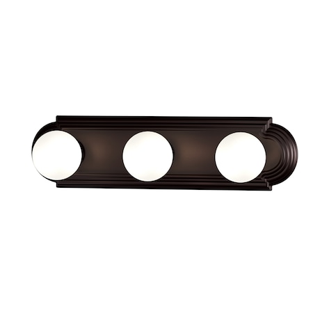 Maxim Essentials 3-Light 18" Wide Oil Rubbed Bronze Vanity Light 7123OI